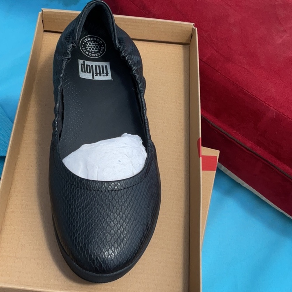 Fitflop Black Slip-On Shoes